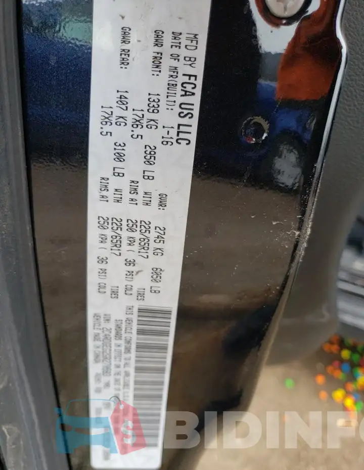 2C4RDGEG2GR270583 Photo# 13