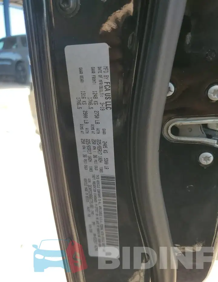 3C4PDCAB6KT751081 Photo# 13