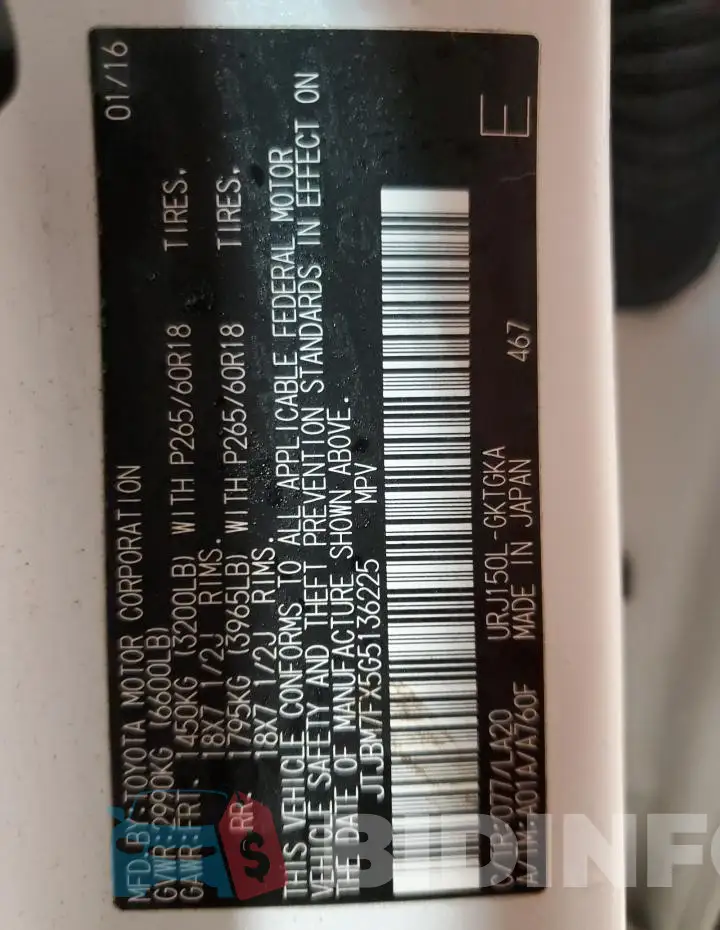 JTJBM7FX5G5136225 Photo# 12