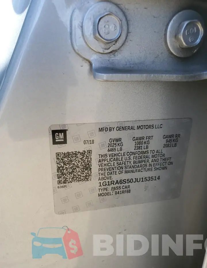 1G1RA6S50JU153514 Photo# 12