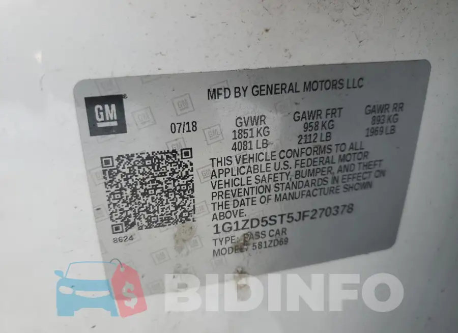1G1ZD5ST5JF270378 Photo# 12