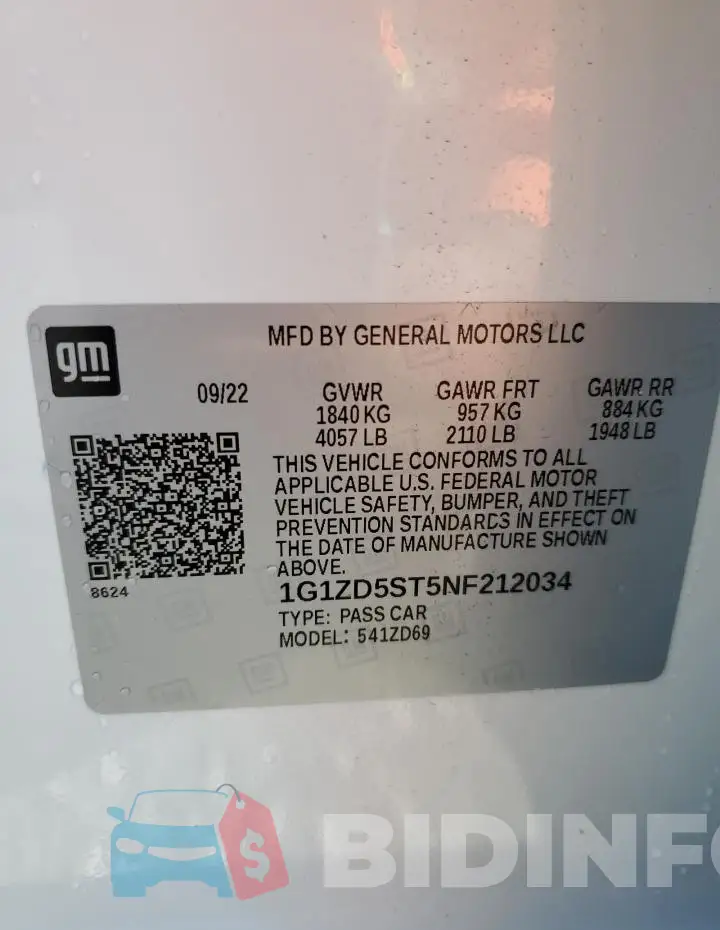 1G1ZD5ST5NF212034 Photo# 12