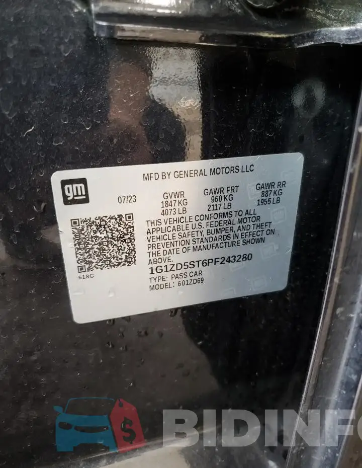 1G1ZD5ST6PF243280 Photo# 12
