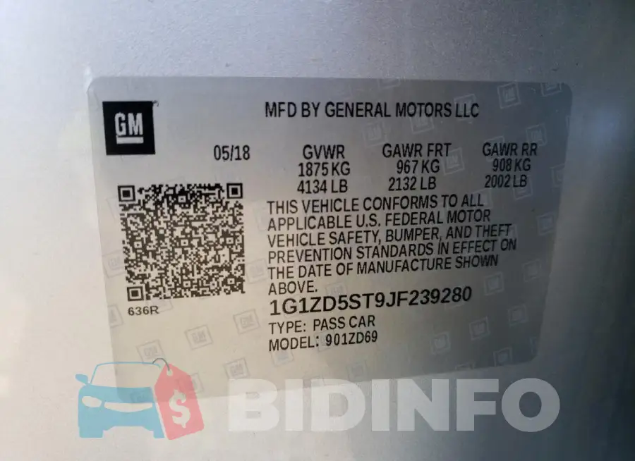 1G1ZD5ST9JF239280 Photo# 13