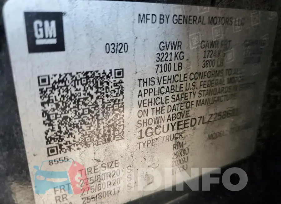 1GCUYEED7LZ258681 Photo# 12