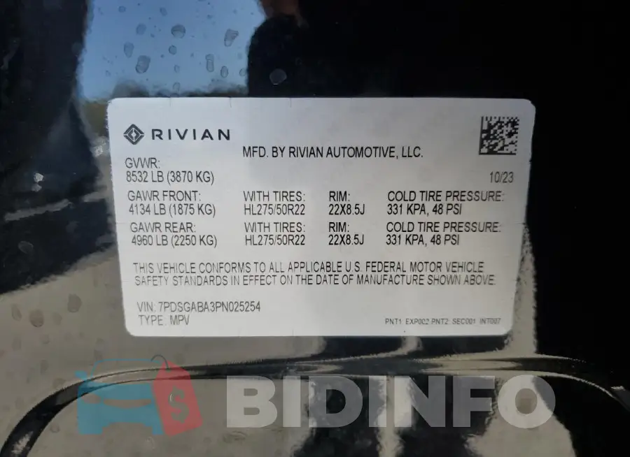 7PDSGABA3PN025254 Photo# 14