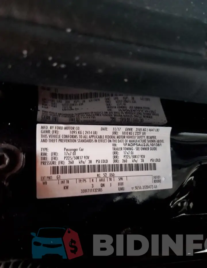 1FADP5AU2JL101381 Photo# 13