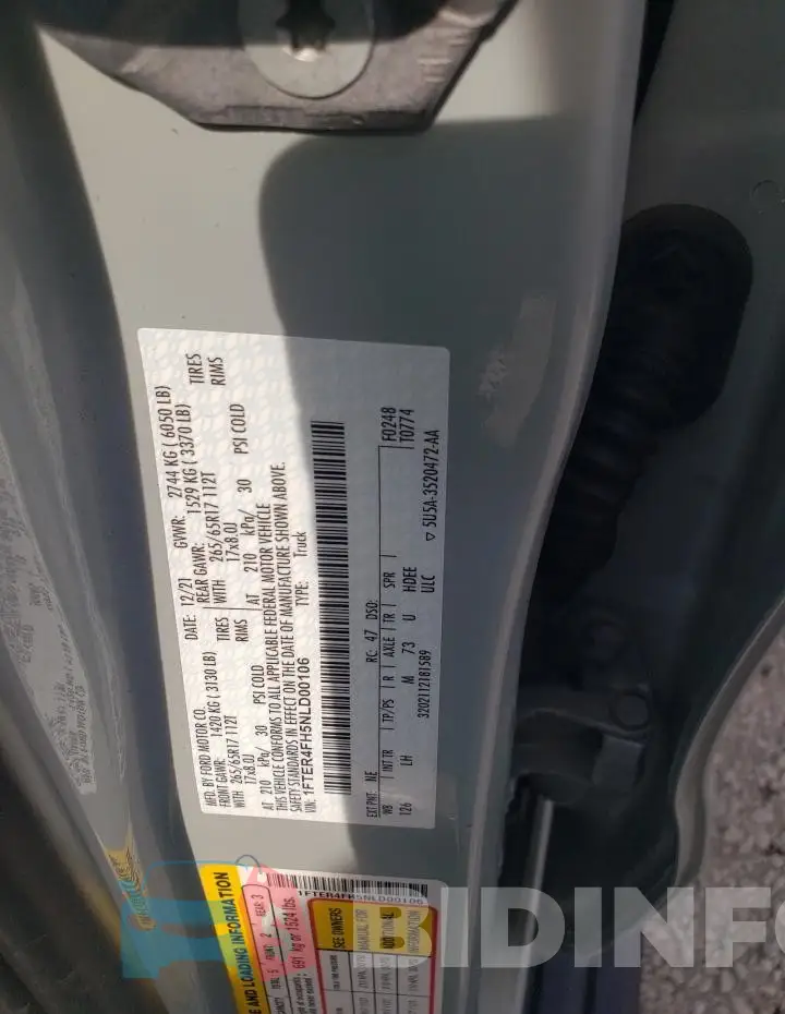 1FTER4FH5NLD00106 Photo# 12