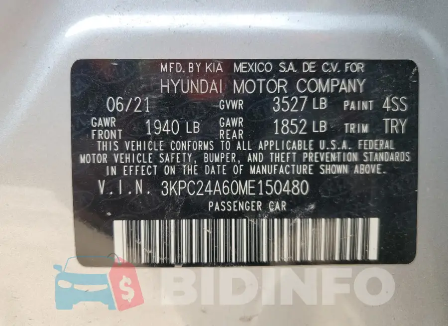 3KPC24A60ME150480 Photo# 13
