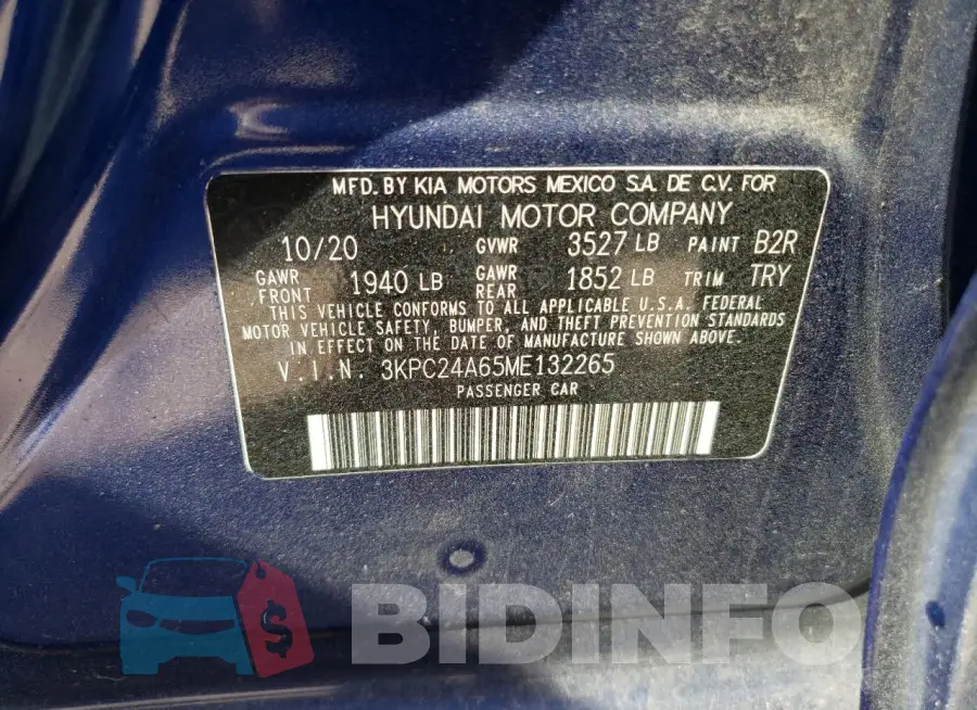 3KPC24A65ME132265 Photo# 12