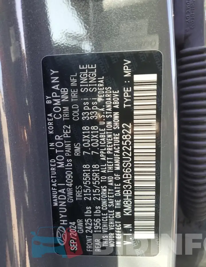 KM8HB3AB6SU225822 Photo# 13