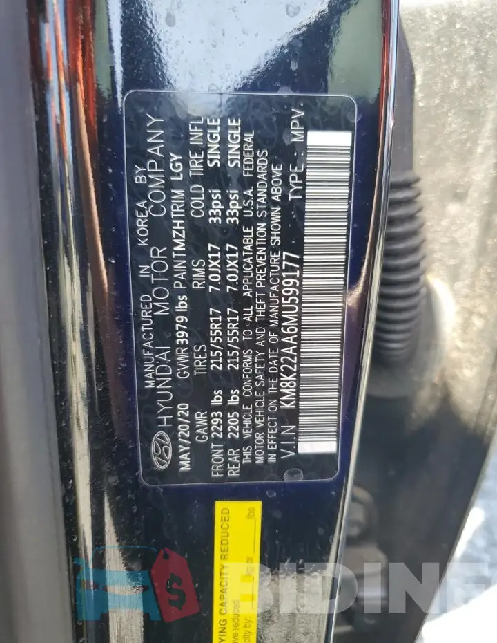 KM8K22AA6MU599177 Photo# 13
