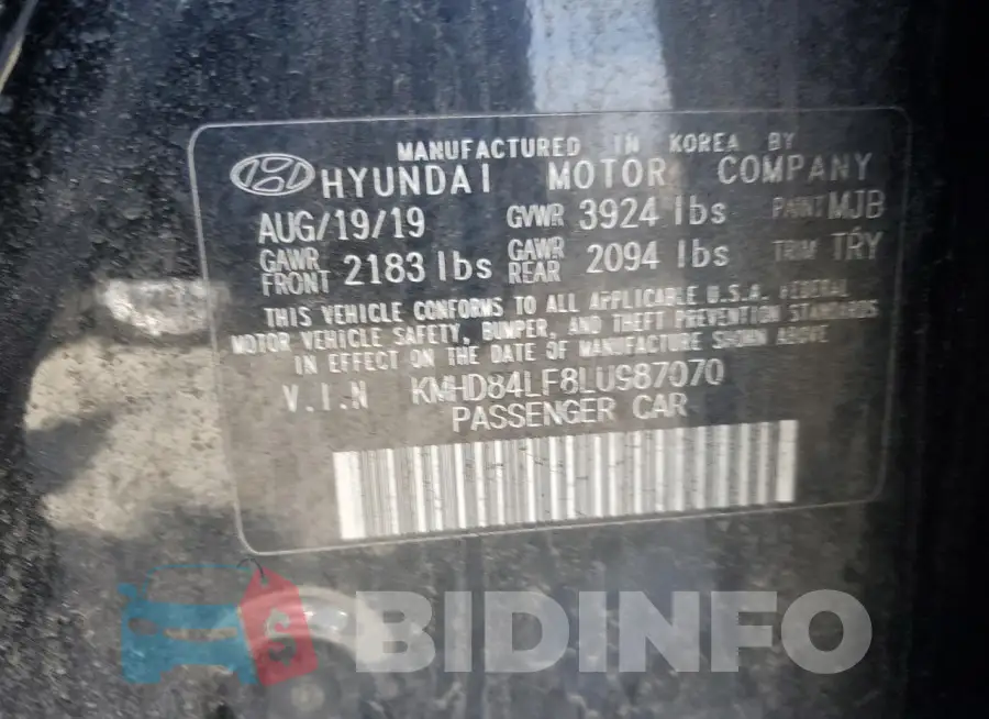 KMHD84LF8LU987070 Photo# 12