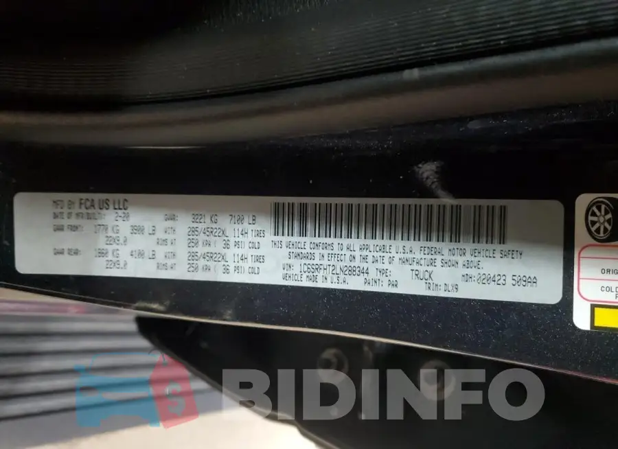 1C6SRFHT2LN288344 Photo# 12