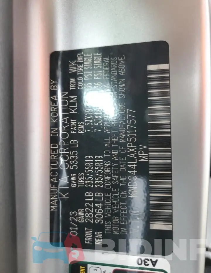 KNDC44LAXP5117577 Photo# 12