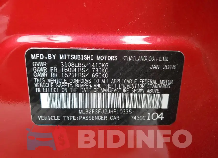 ML32F3FJ2JHF10335 Photo# 12
