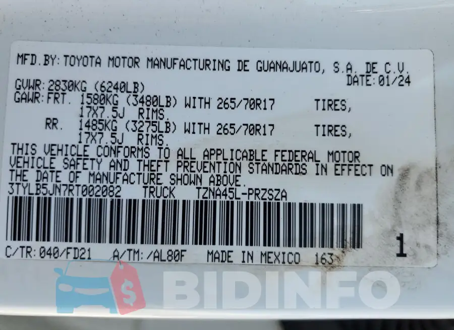 3TYLB5JN7RT002082 Photo# 12