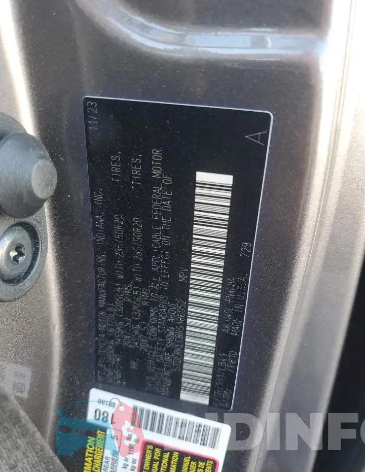 5TDERKEC8RS186052 Photo# 13