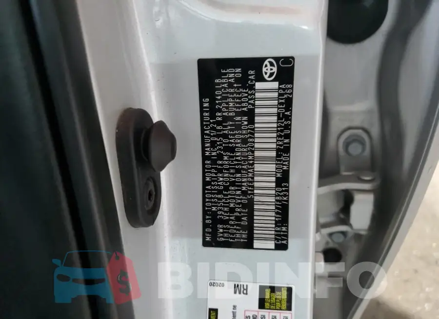 5YFEPMAE4MP208770 Photo# 12