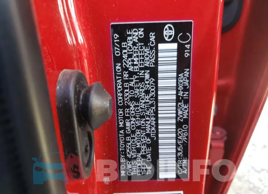 JTDKARFP5L3130079 Photo# 12