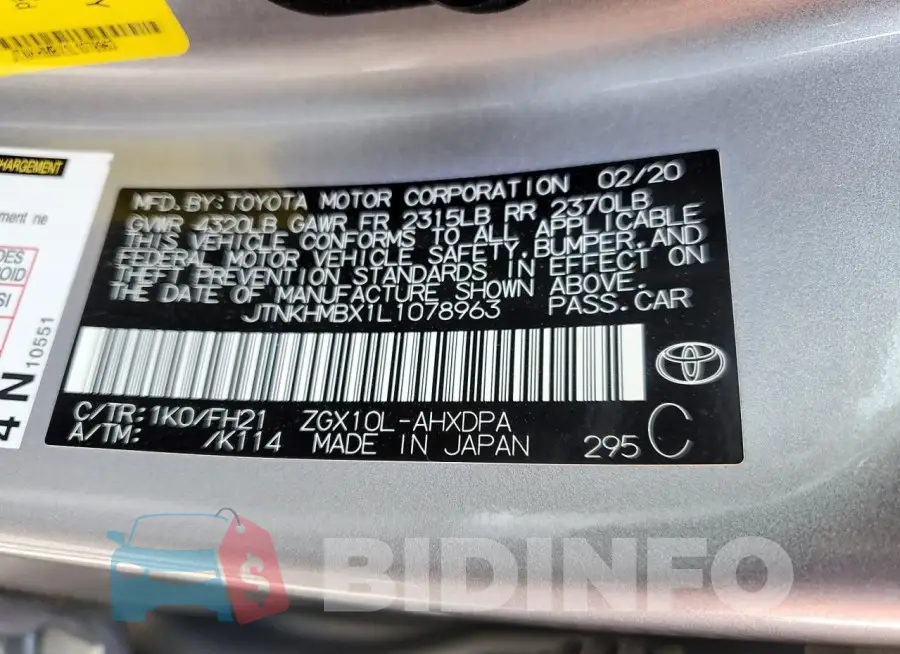 JTNKHMBX1L1078963 Photo# 13
