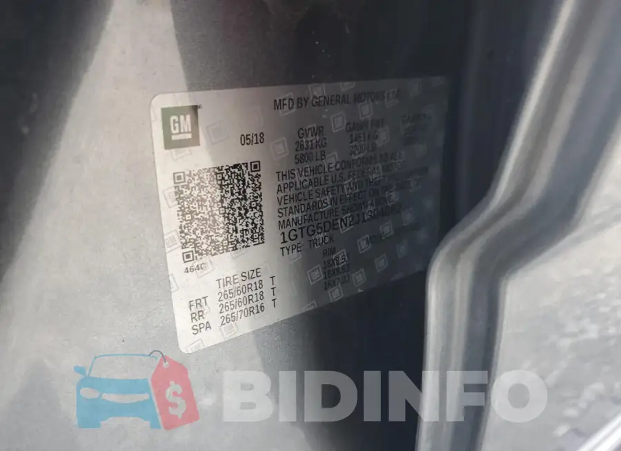1GTG5DEN2J1304082 Photo# 13