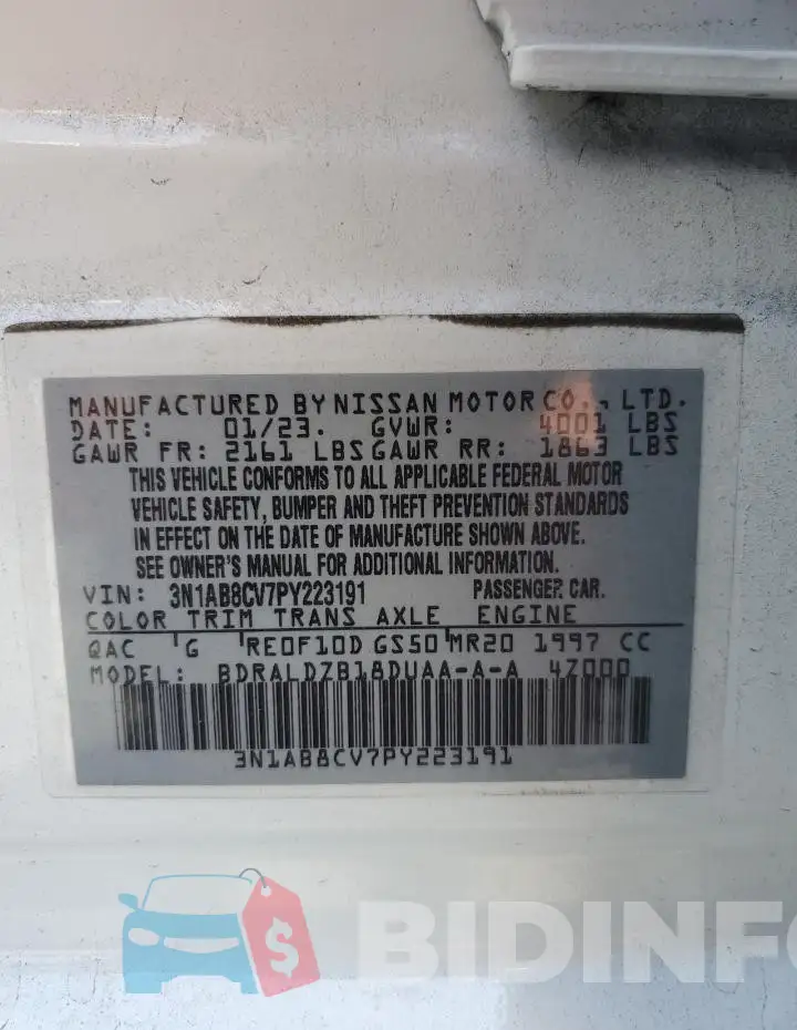3N1AB8CV7PY223191 Photo# 13