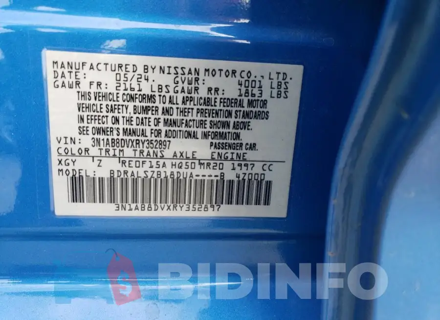 3N1AB8DVXRY352897 Photo# 13