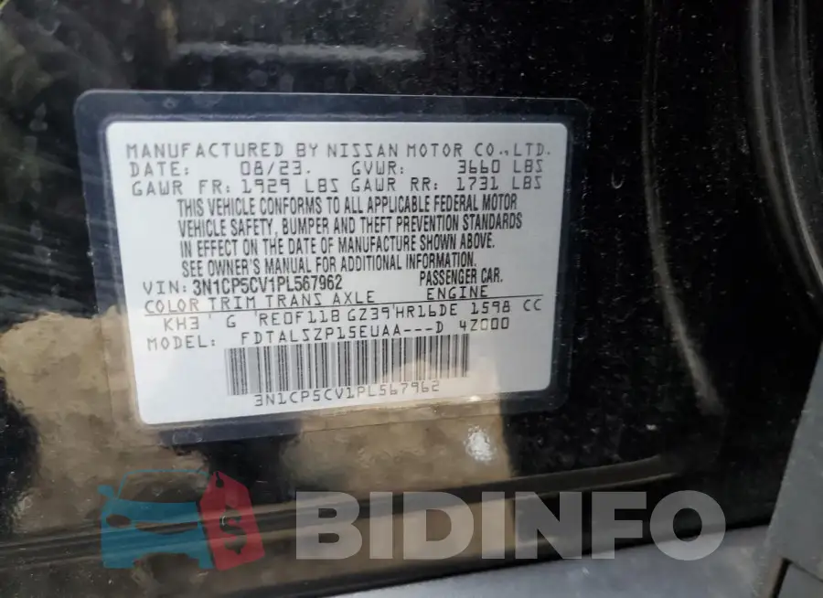 3N1CP5CV1PL567962 Photo# 13