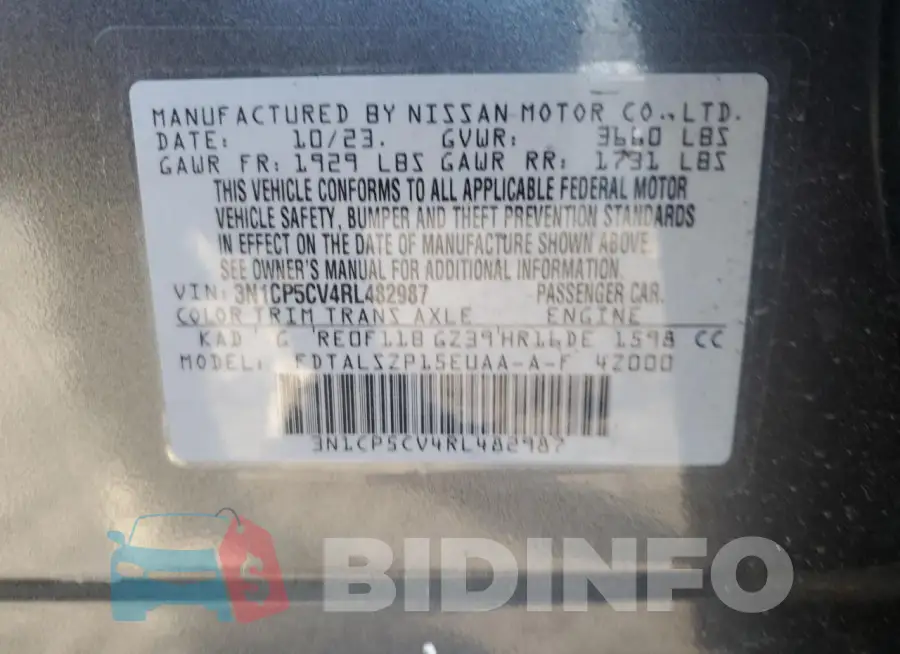 3N1CP5CV4RL482987 Photo# 13