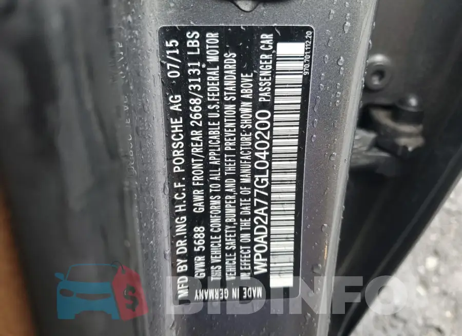 WP0AD2A77GL040200 Photo# 12