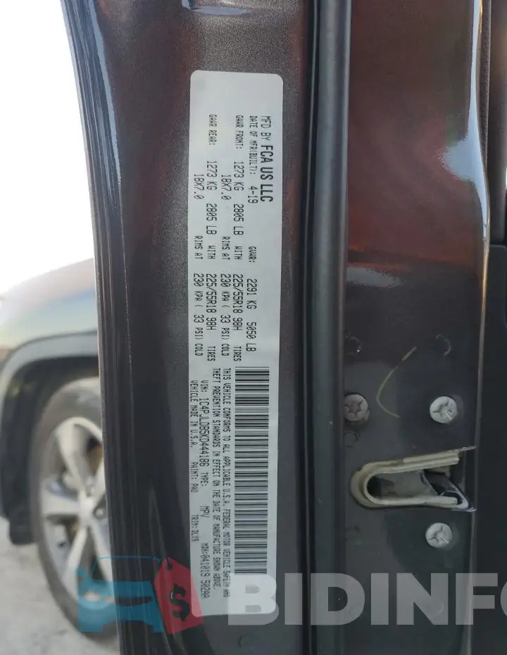 1C4PJLDB5KD444186 Photo# 12