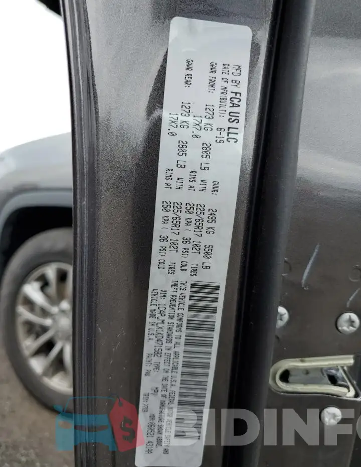1C4PJMLX1KD471582 Photo# 13