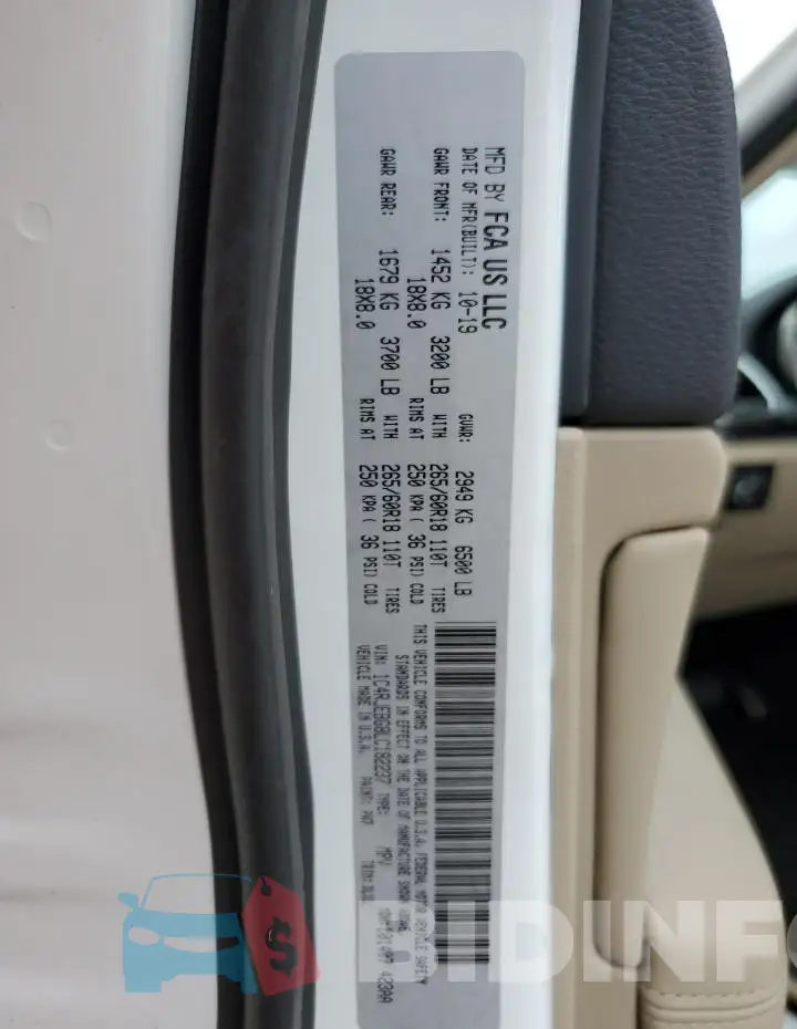 1C4RJEBG8LC182237 Photo# 13