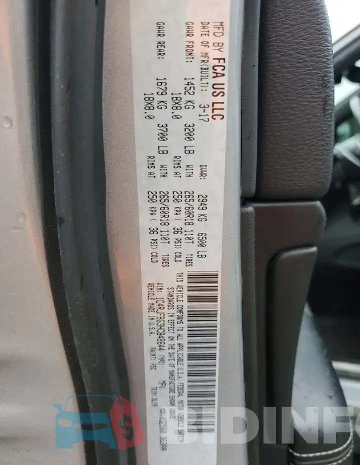 1C4RJFBG3HC848644 Photo# 13