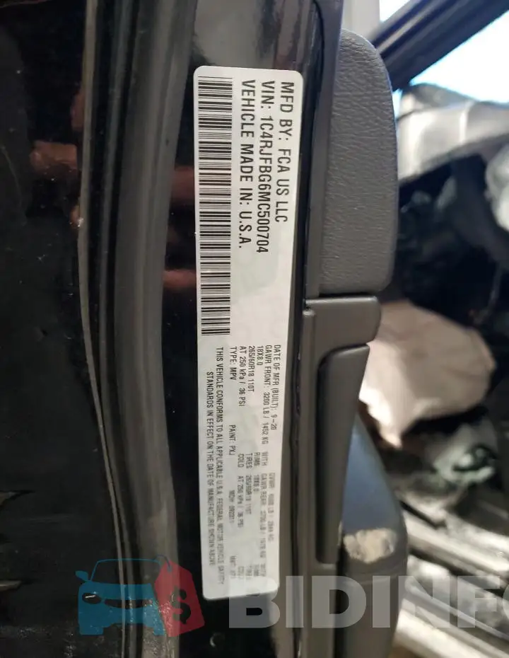 1C4RJFBG6MC500704 Photo# 13
