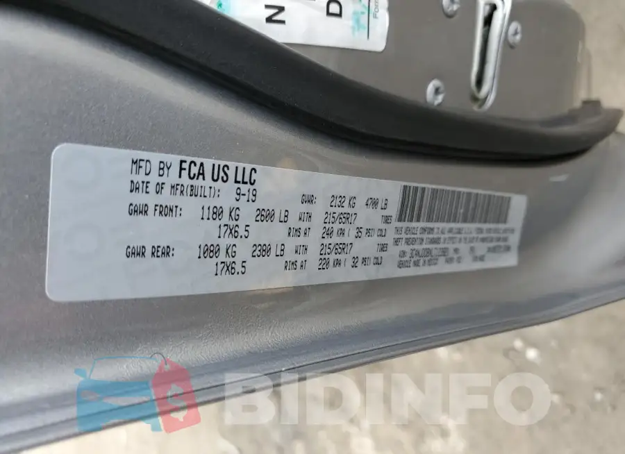 3C4NJDDBXLT123821 Photo# 13