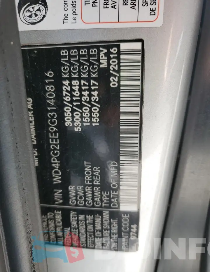 WD4PG2EE9G3140816 Photo# 13