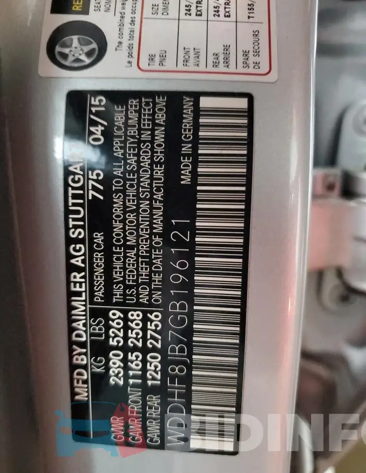 WDDHF8JB7GB196121 Photo# 12