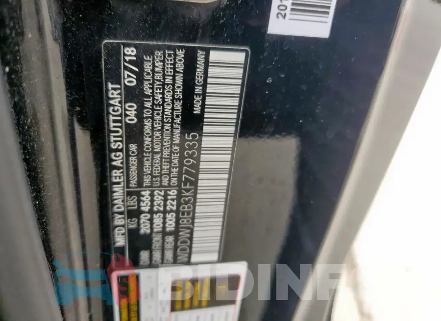 WDDWJ8EB3KF779335 Photo# 12