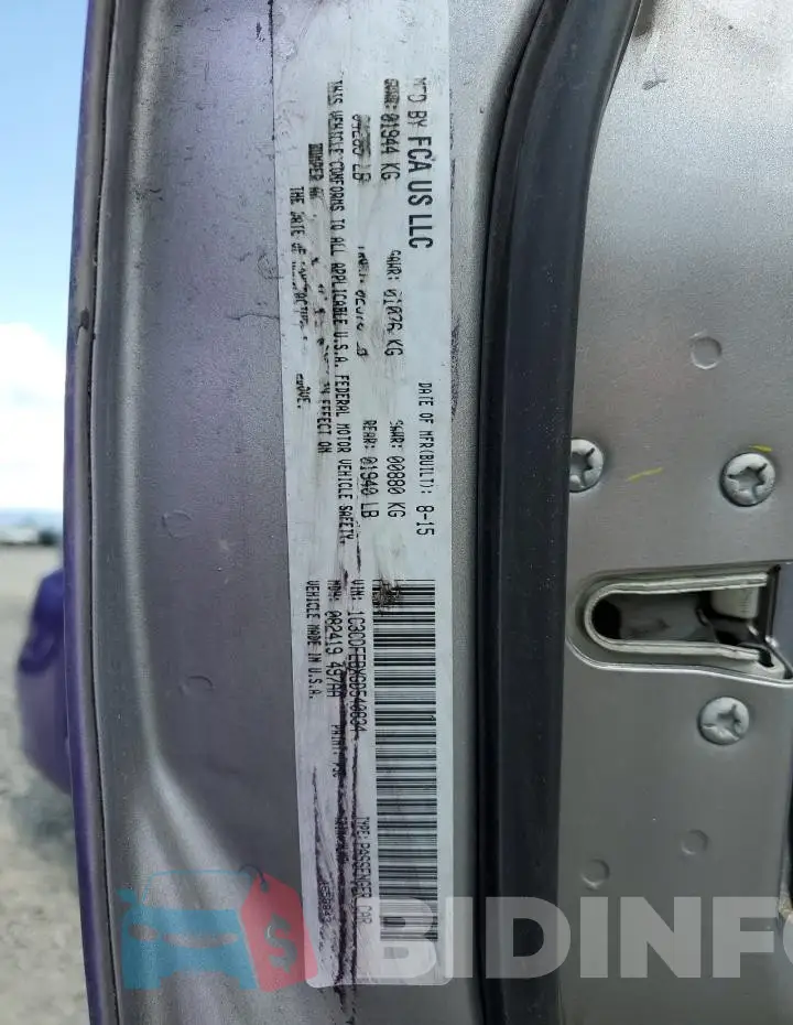 1C3CDFEBXGD540834 Photo# 13