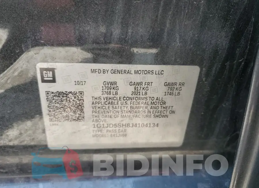 1G1JD5SH8J4104134 Photo# 12