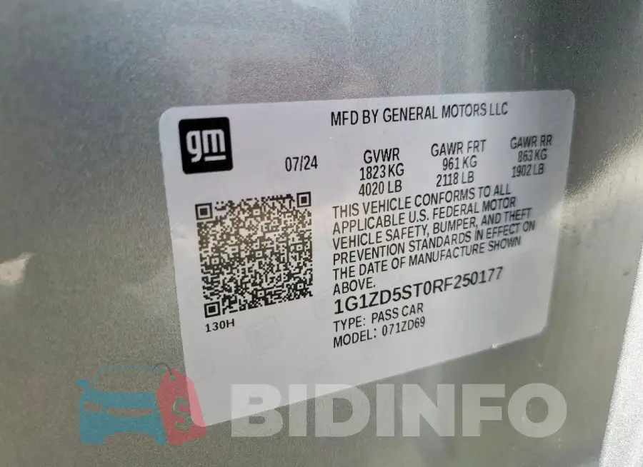 1G1ZD5ST0RF250177 Photo# 12