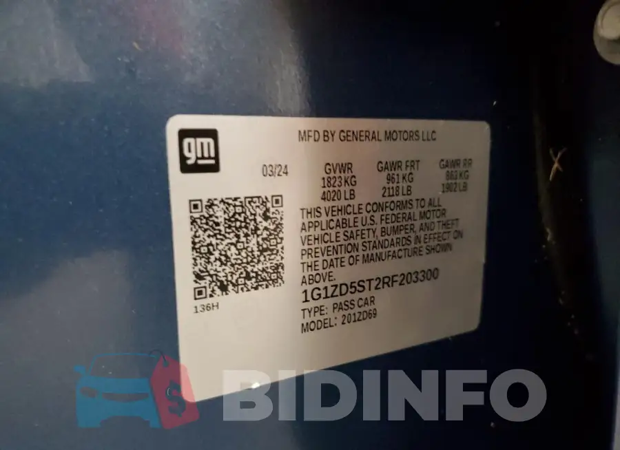 1G1ZD5ST2RF203300 Photo# 13
