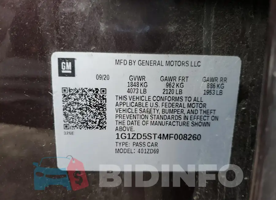 1G1ZD5ST4MF008260 Photo# 12