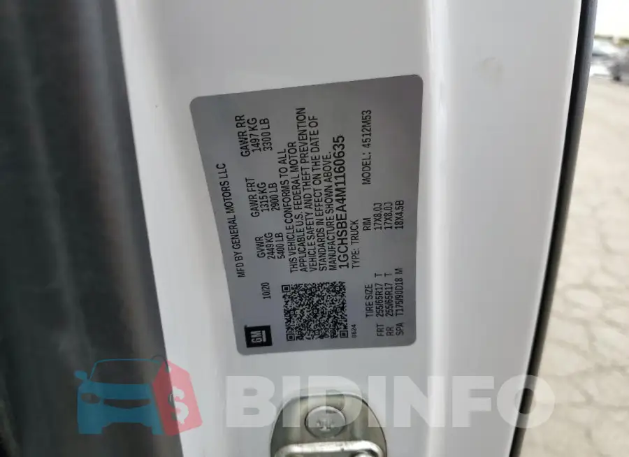 1GCHSBEA4M1160635 Photo# 12