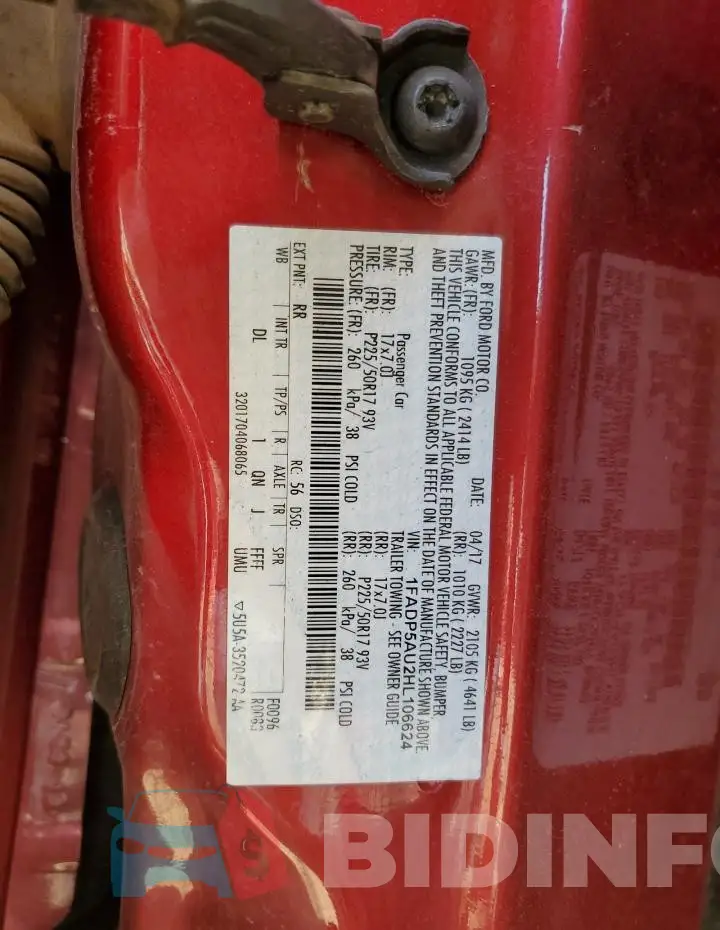 1FADP5AU2HL106624 Photo# 12