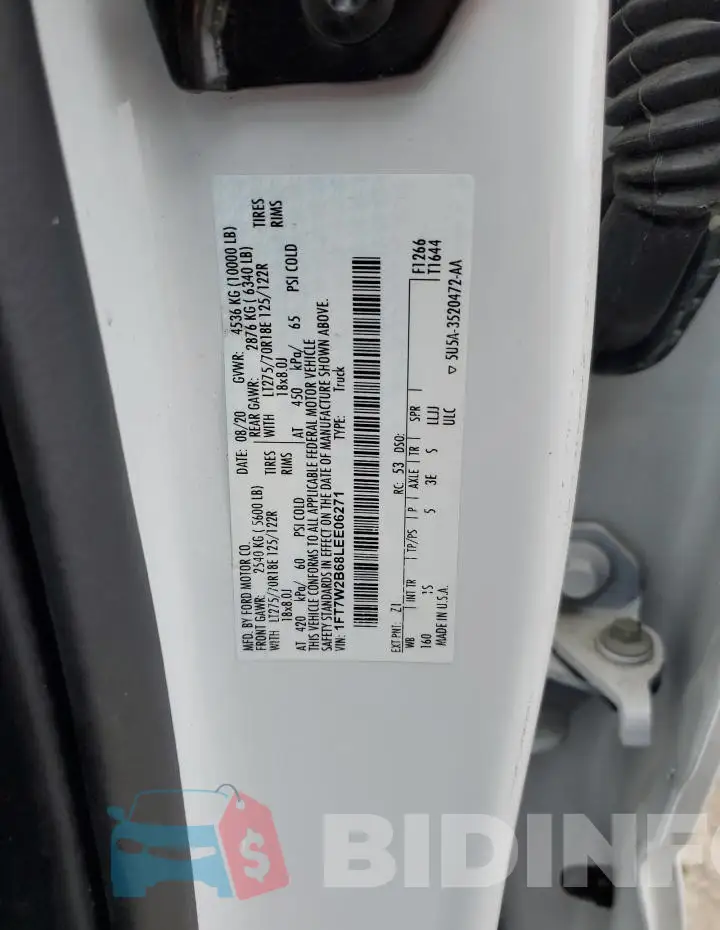 1FT7W2B68LEE06271 Photo# 12