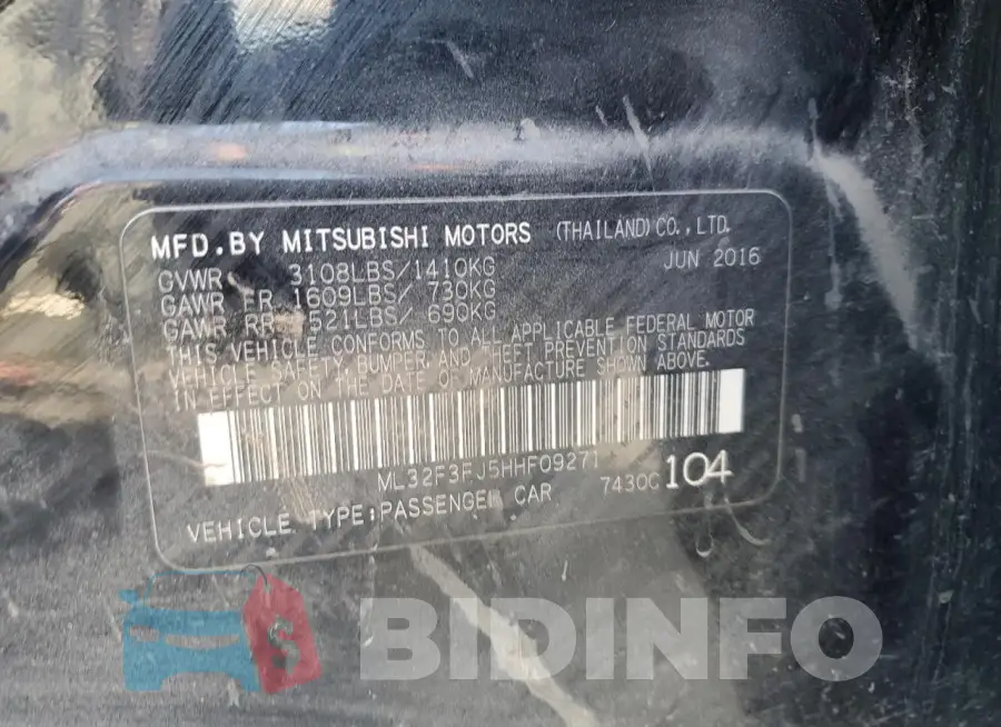 ML32F3FJ5HHF09271 Photo# 12