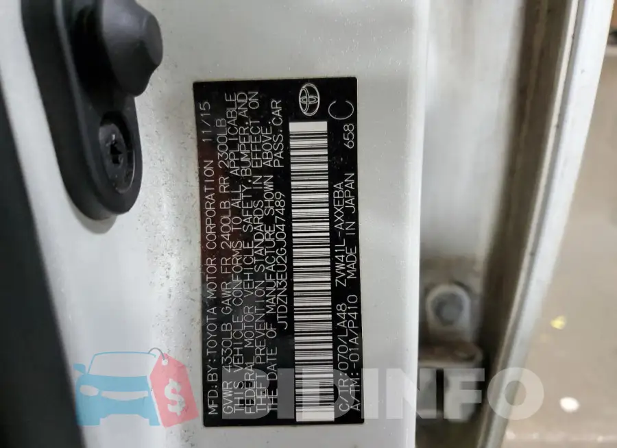 JTDZN3EU2GJ047489 Photo# 12